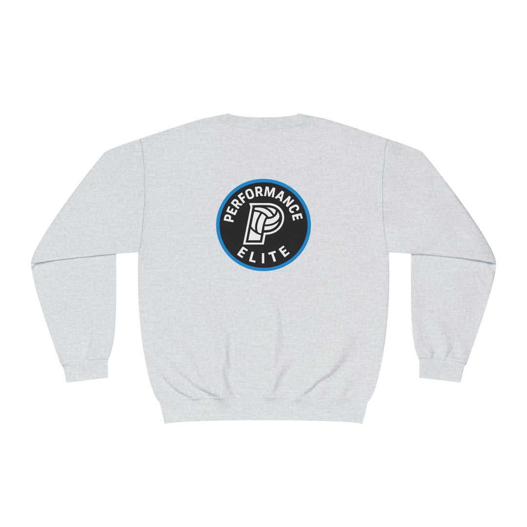Performance Elite Unisex Adult Mid-Level Crewneck Sweatshirt w/Front & Back Logo