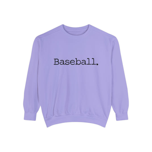 Typewriter Design Baseball Adult Unisex Premium Crewneck Sweatshirt