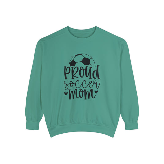 Proud Soccer Mom Adult Unisex Premium Crewneck Sweatshirt