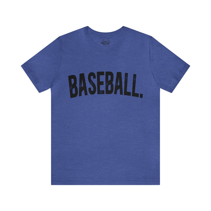 Rustic Design Baseball Adult Unisex Mid-Level T-Shirt
