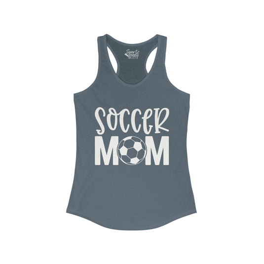 Soccer Mom Adult Women's Racerback Tank