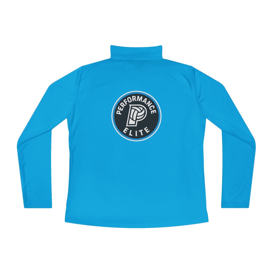 Performance Elite Women's Long Sleeve Quarter-Zip Pullover w/Front & Back Logo