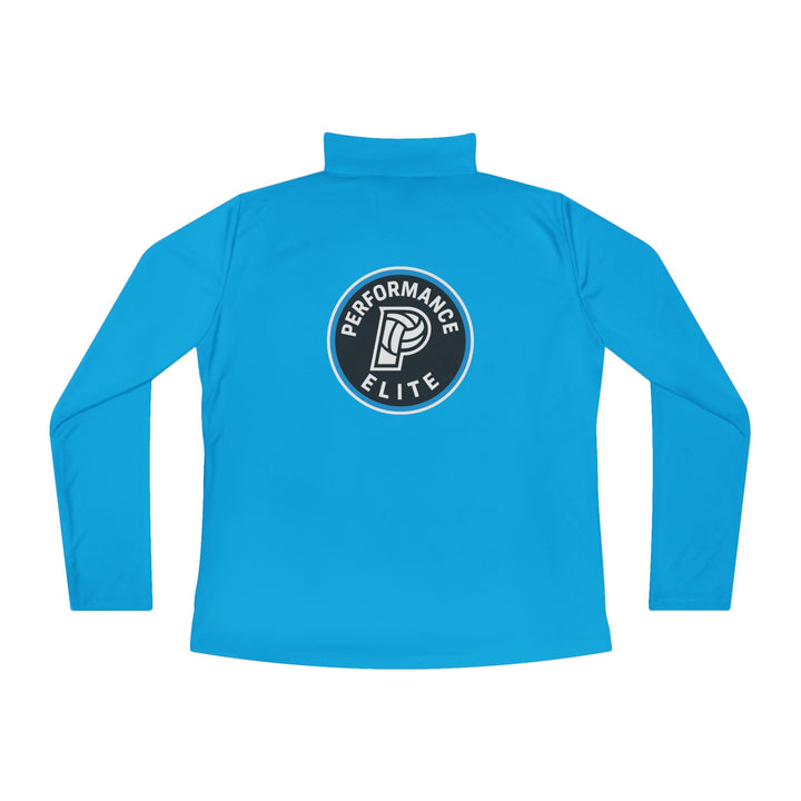 Performance Elite Women's Long Sleeve Quarter-Zip Pullover w/Front & Back Logo