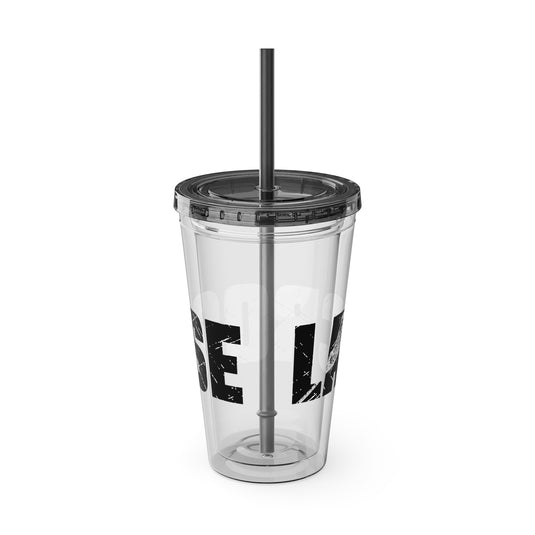 Lacrosse 16 oz Sunsplash Tumbler with Straw