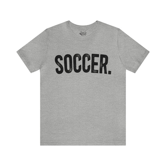 Rustic Design Soccer Adult Unisex Mid-Level T-Shirt