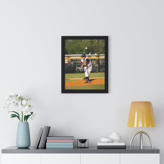 Quick Slants Photography Framed Vertical Poster