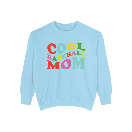 Cool Baseball Mom Adult Unisex Premium Crewneck Sweatshirt