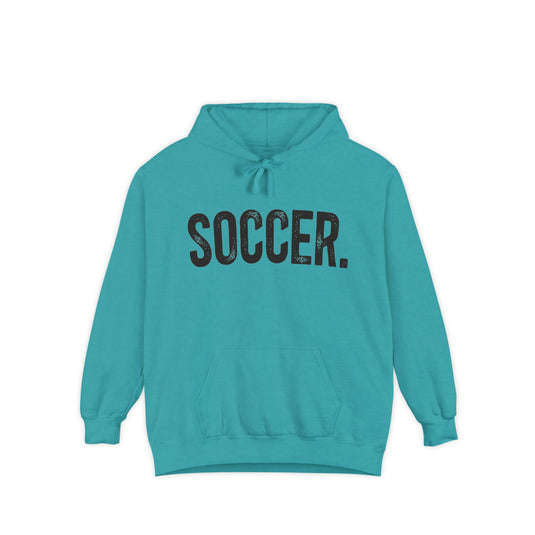 Rustic Design Soccer Adult Unisex Premium Hooded Sweatshirt