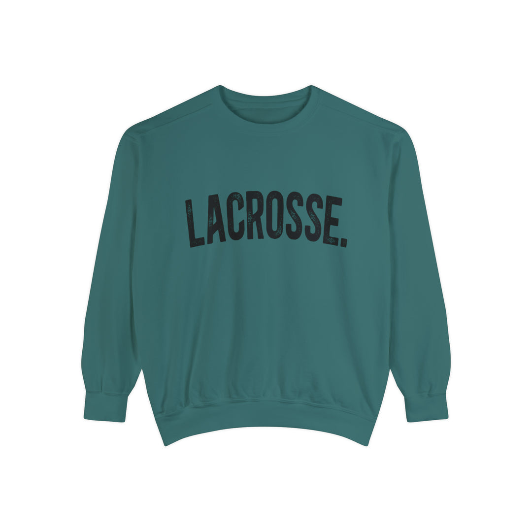 Rustic Design Lacrosse Adult Unisex Premium Crewneck Sweatshirt