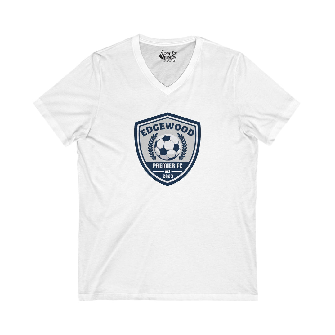 Edgewood Premier FC Unisex Adult Women's V-Neck T-Shirt