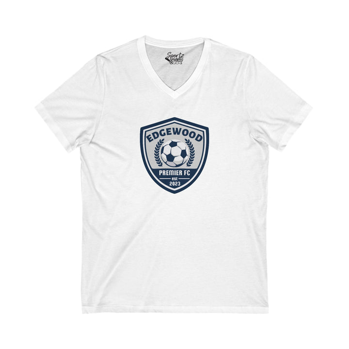 Edgewood Premier FC Unisex Adult Women's V-Neck T-Shirt
