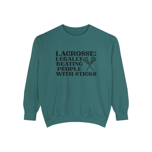 Lacrosse Legally Adult Unisex Premium Crewneck Sweatshirt