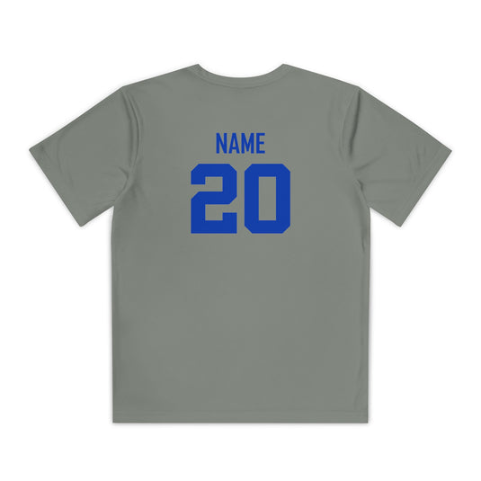 Valley Little League Softball Unisex Youth Short Sleeve Competitor Moisture Wicking T-Shirt