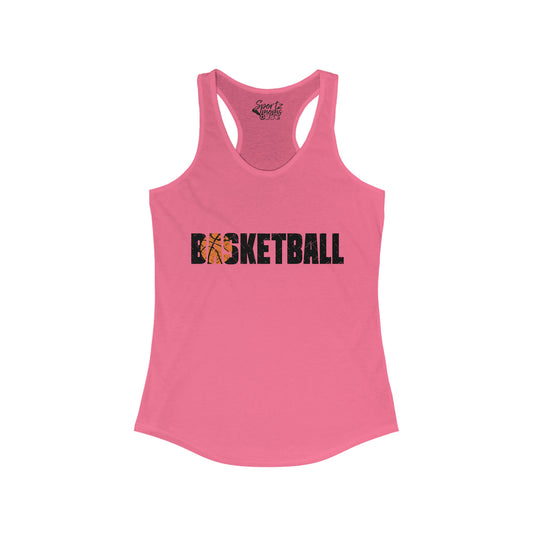 Basketball Adult Women's Racerback Tank