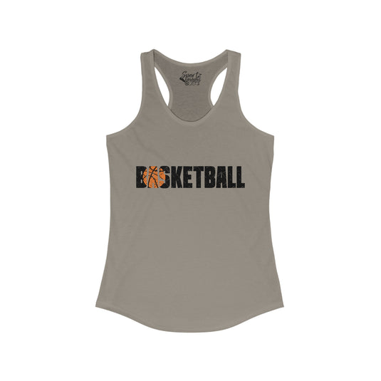 Basketball Adult Women's Racerback Tank