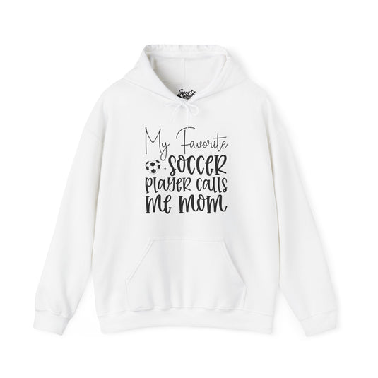 My Favorite Soccer Player Adult Unisex Basic Hooded Sweatshirt