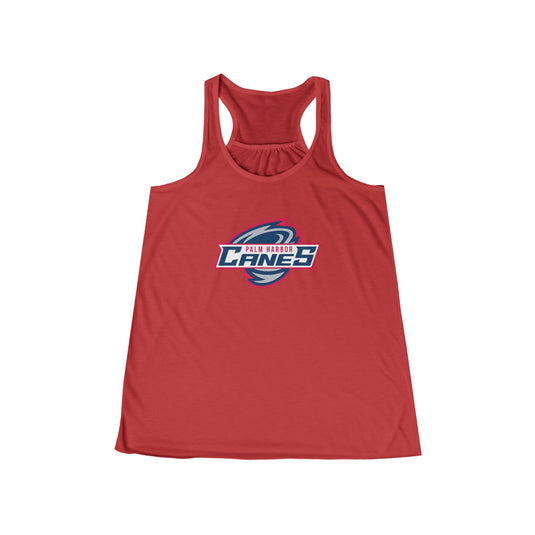 Palm Harbor Lady Canes Women's Flowy Racerback Tank