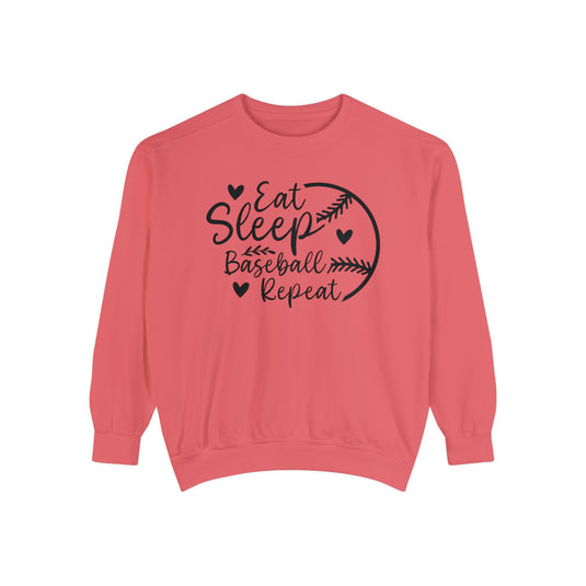 Eat Sleep Baseball Repeat Adult Unisex Premium Crewneck Sweatshirt