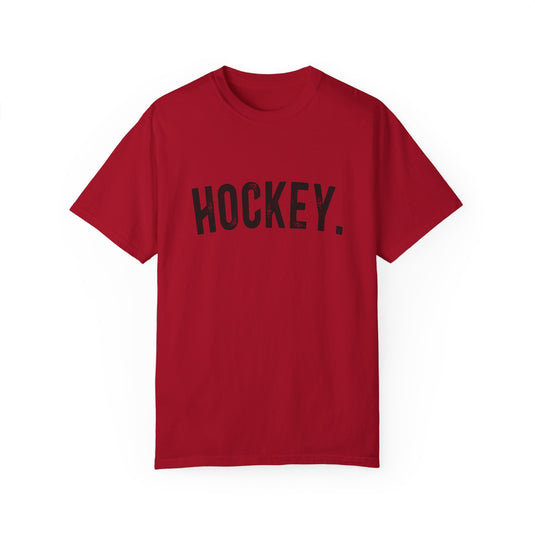 Rustic Design Hockey Adult Unisex Premium T-shirt