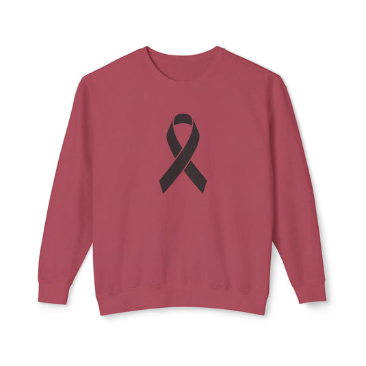 Cancer Ribbon Adult Unisex Premium Crewneck Sweatshirt