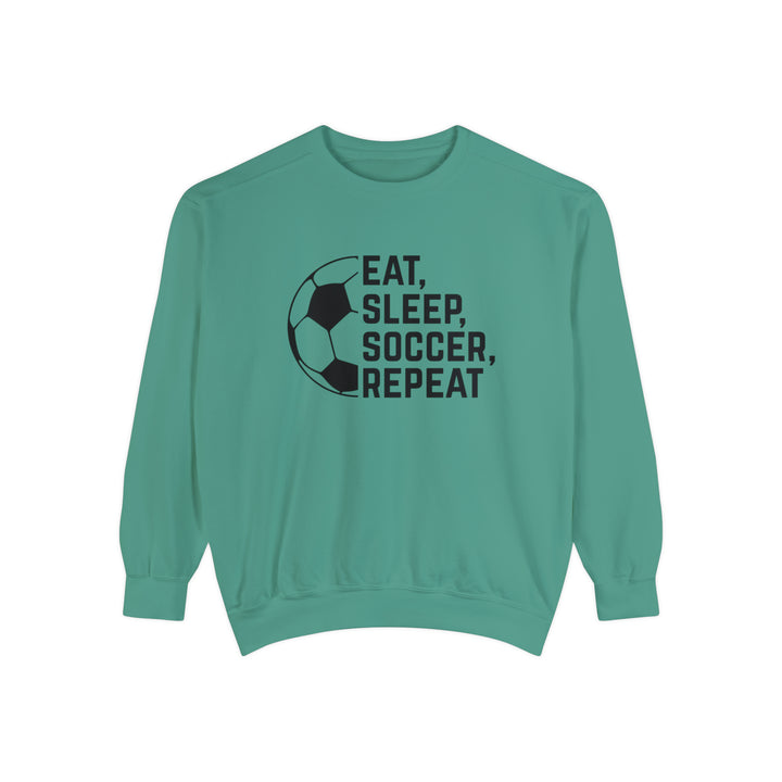 Eat Sleep Soccer Repeat Adult Unisex Premium Crewneck Sweatshirt