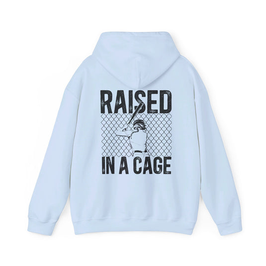 Raised in a Cage Softball Unisex Adult Hooded Sweatshirt