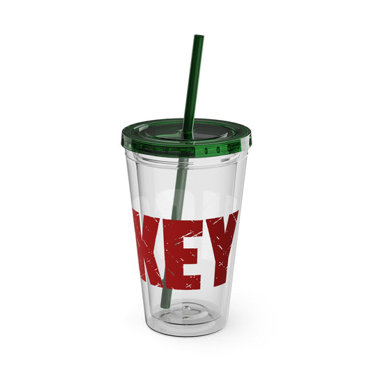 Hockey 16 oz Sunsplash Tumbler with Straw