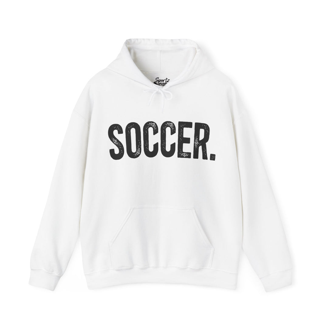Rustic Design Soccer Adult Unisex Hooded Sweatshirt