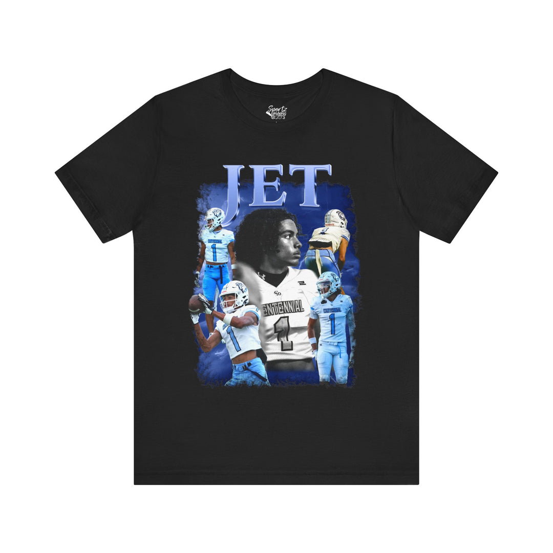 Picture Fusion Design - Unisex Adult Basic T-Shirt - Jet Design