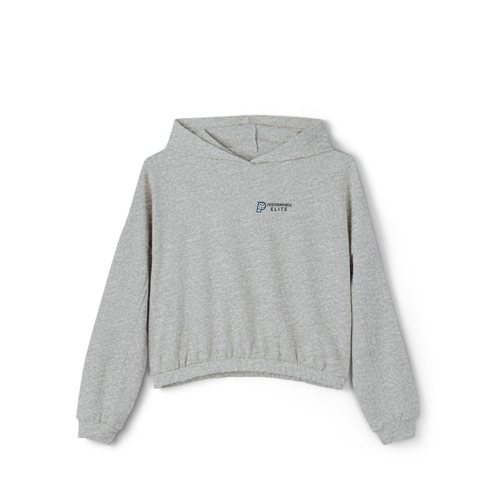 Performance Elite Women's Cinched Bottom Hoodie w/Front & Back Logo