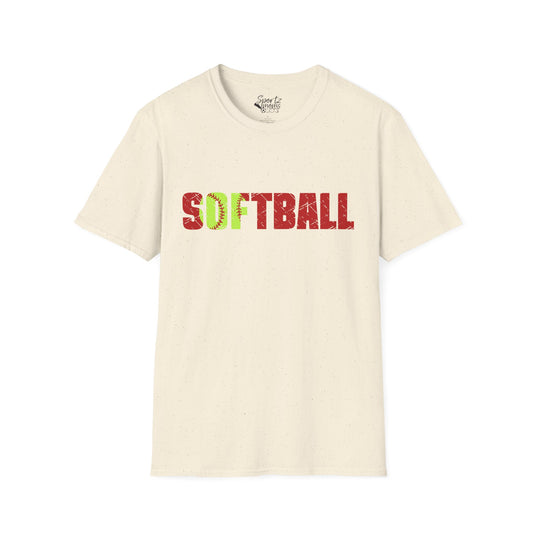 Softball Adult Unisex Basic T-Shirt