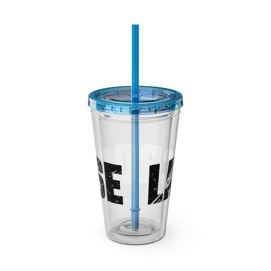 Lacrosse 16 oz Sunsplash Tumbler with Straw