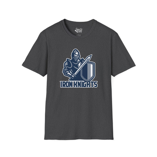 Iron Knights Basic Adult Unisex T-Shirt - Knight Design