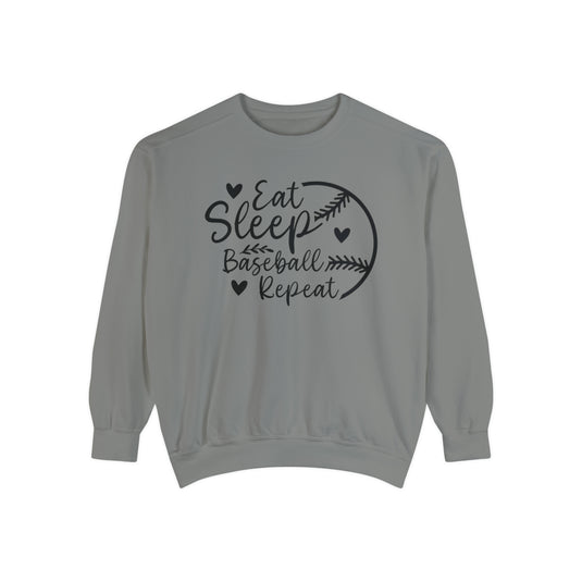 Eat Sleep Baseball Repeat Adult Unisex Premium Crewneck Sweatshirt