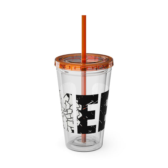 Cheer 16 oz Sunsplash Tumbler with Straw