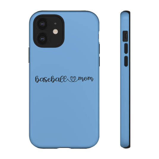 Baseball Mom Phone Case with Heart