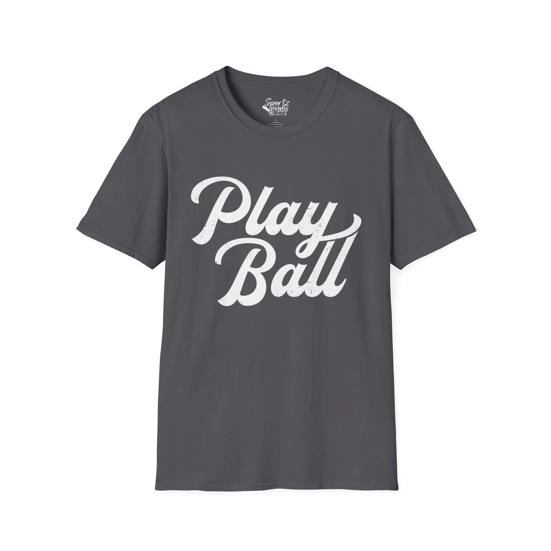 Play Ball Adult Unisex Baseball T-Shirt