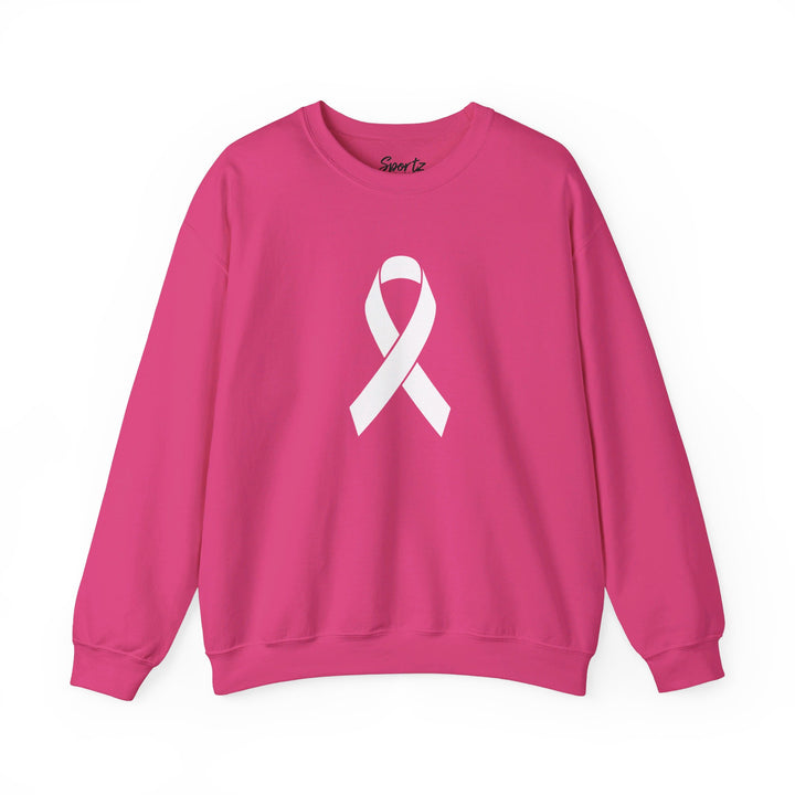 Cancer Ribbon Adult Unisex Crewneck Sweatshirt