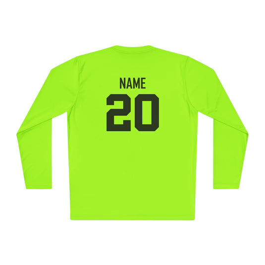 Unisex Adult Long Sleeve Competitor Moisture Wicking Shirt Color Options 2