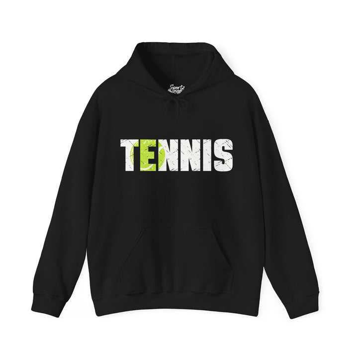 Tennis Adult Unisex Hooded Sweatshirt