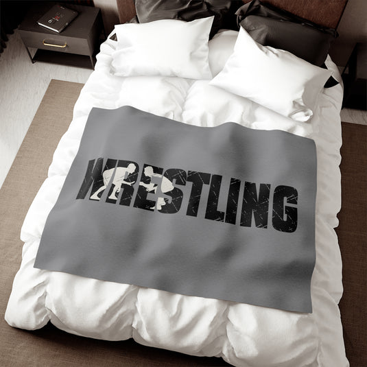 Wrestling Sweatshirt Blanket