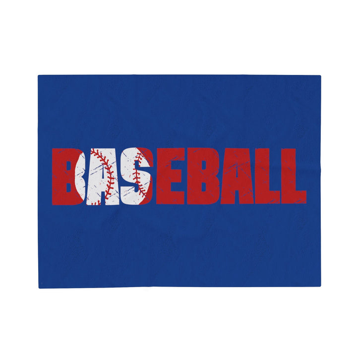 Baseball Plush Blanket