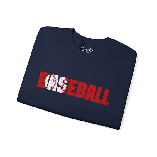 Baseball Adult Unisex Basic Crewneck Sweatshirt