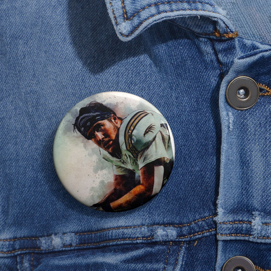 Offside Sports Photography Custom Pin Buttons - Watercolor Effect