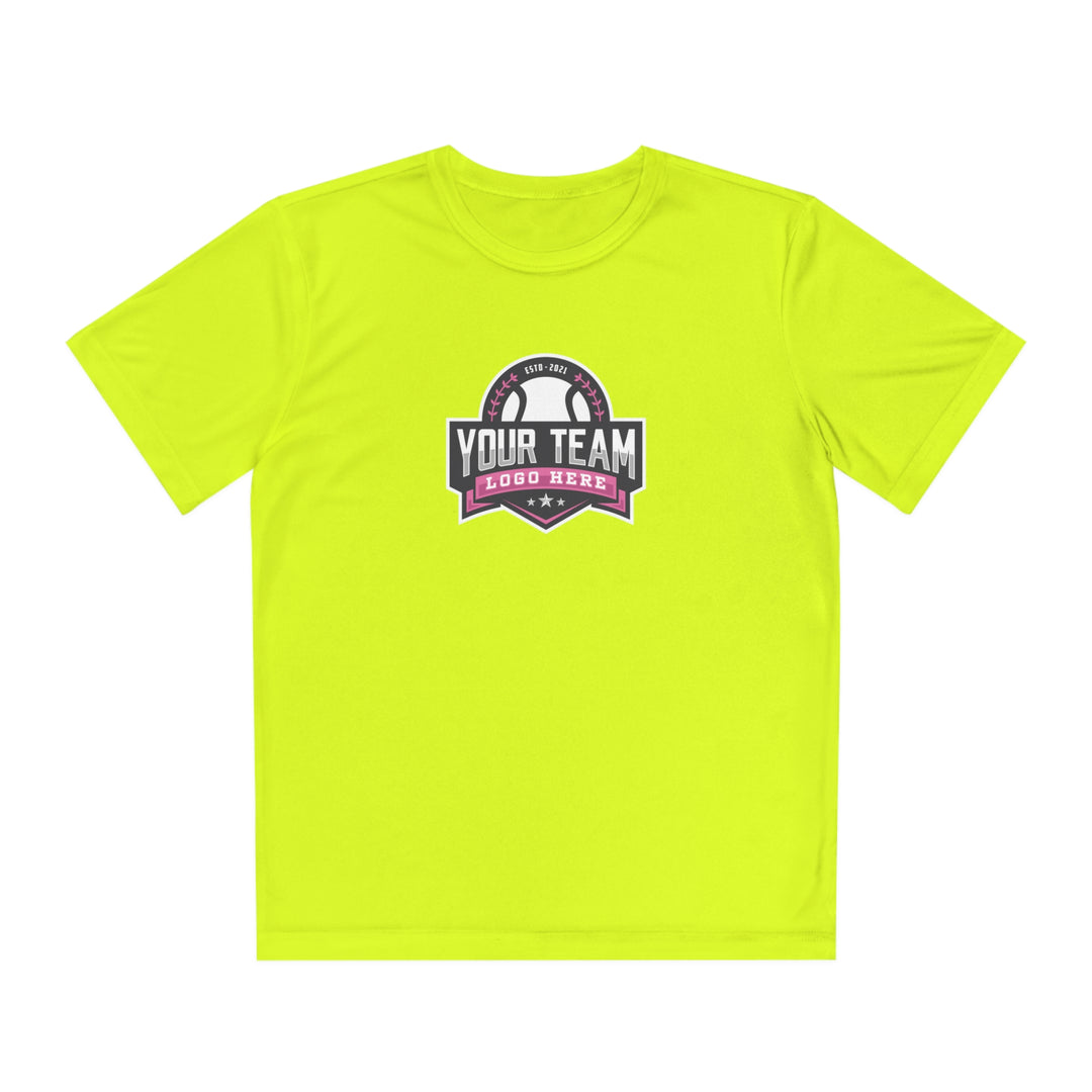Unisex Youth Short Sleeve Competitor Moisture Wicking T-Shirt Color Options 1