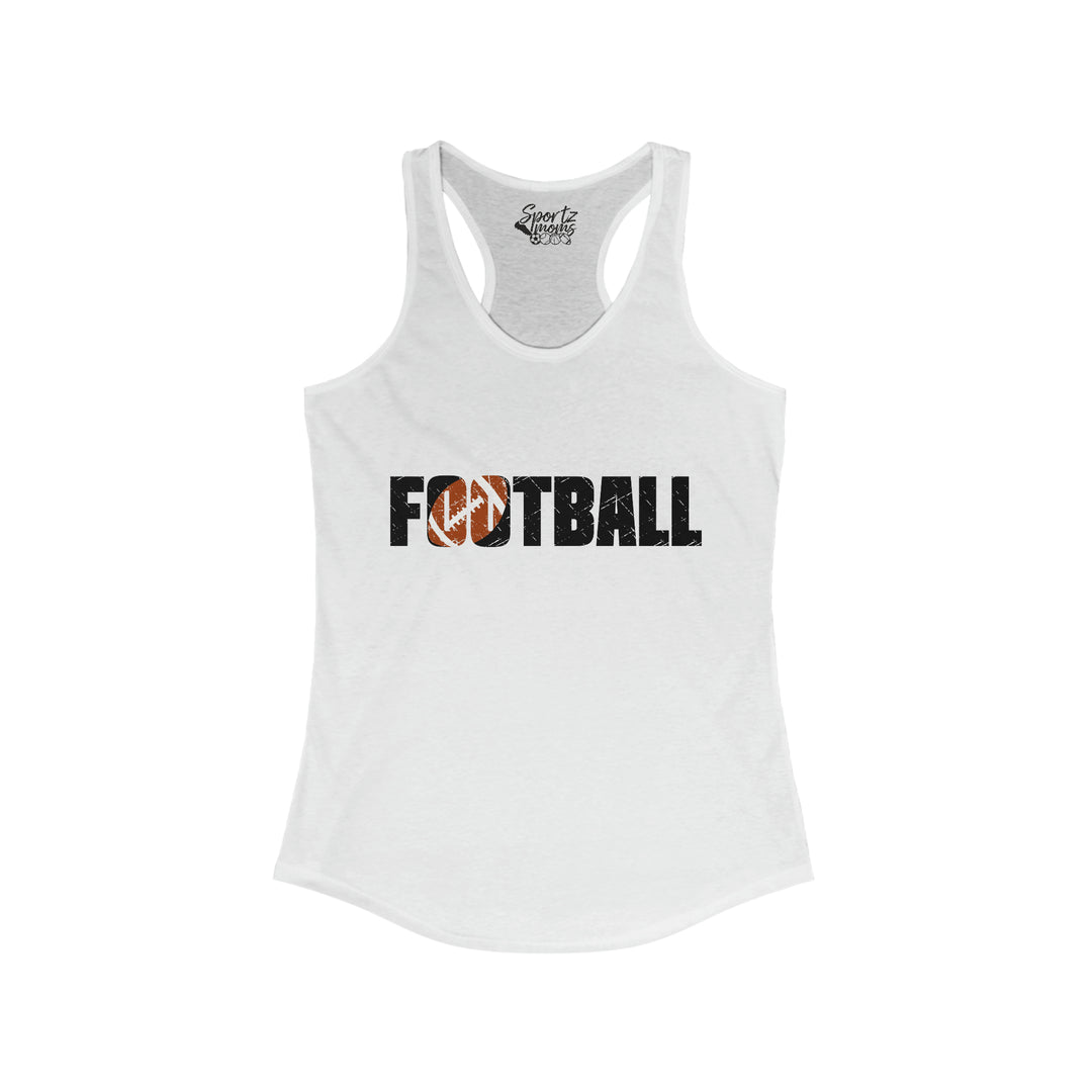 Football Adult Women's Racerback Tank