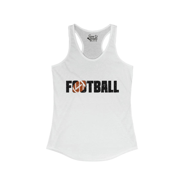 Football Adult Women's Racerback Tank