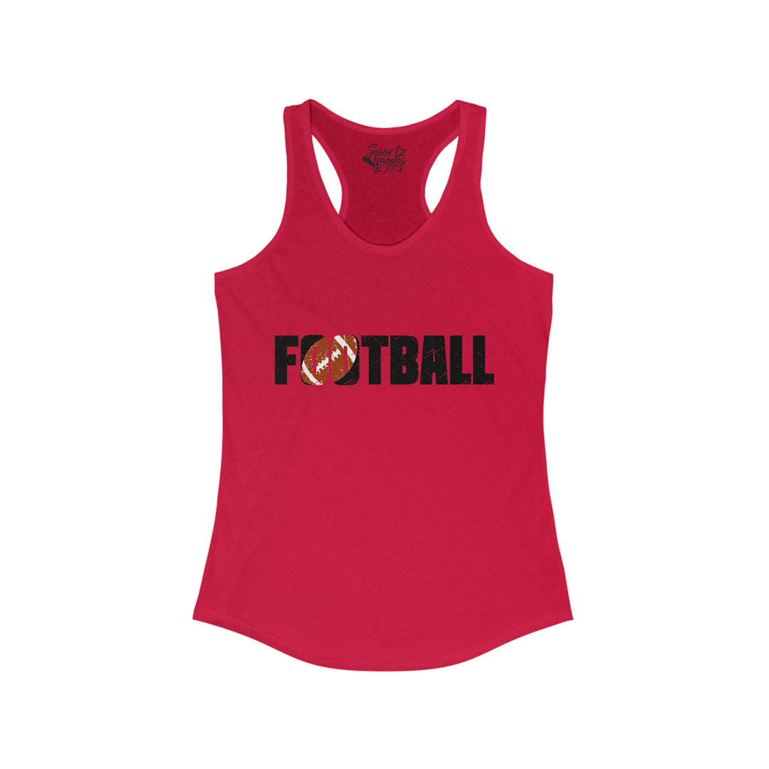 Football Adult Women's Racerback Tank