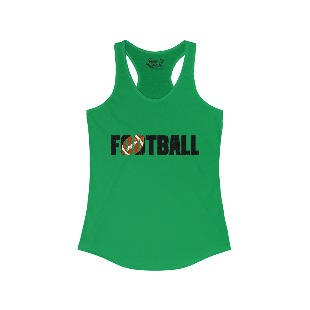 Football Adult Women's Racerback Tank