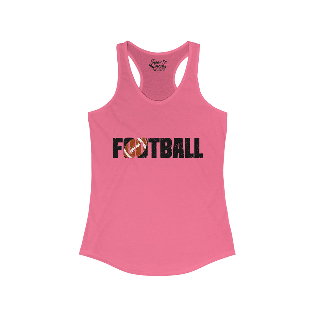 Football Adult Women's Racerback Tank